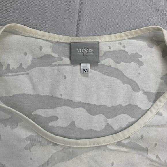 Vintage Versace Jeans Couture Medusa Logo Women Long Sleeve Sz M Made in Italy - Picture 3 of 12